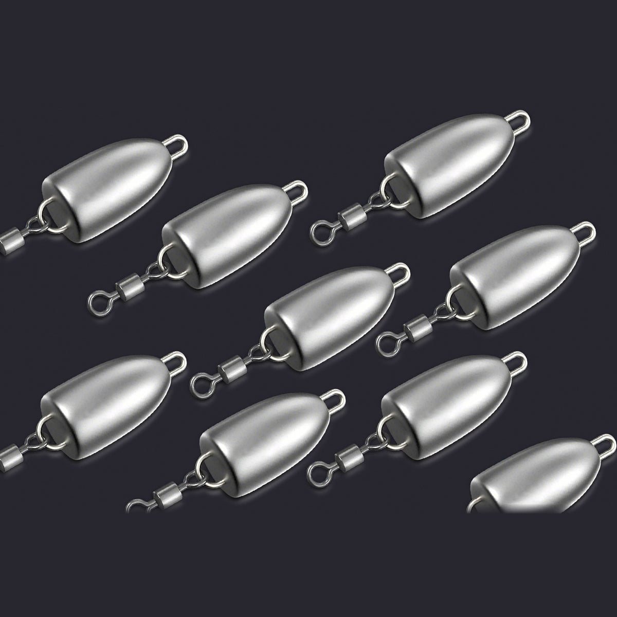 High-Antimony Bullet Sinkers, 0.12–0.49 oz (3.5–14 g)