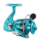 Metal Spinning Reel with Alloy Spool, Sizes 1000–7000