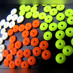Saucer Disc Float Stopper Beads, Concave/Convex, S & L