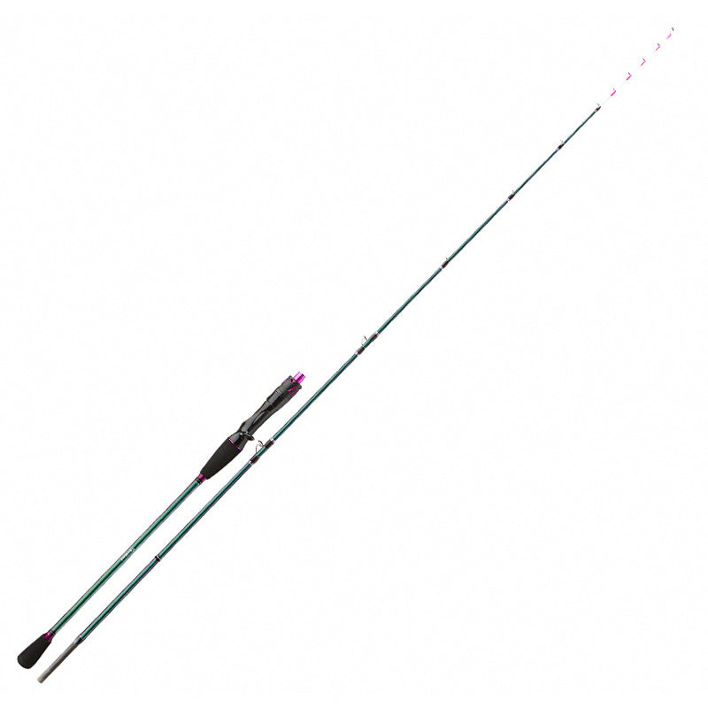 Squid Fishing Rod, 1.68 m (5.5 ft), 2-Piece Carbon, Fast Action