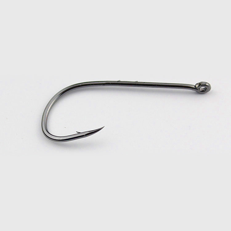 Long Shank Offset Live Bait Hooks, Barbed, Bulk Pack