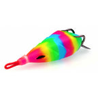 Weedless Topwater Frog Lure, Upturned Hook, Resin