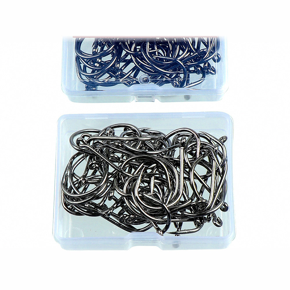 Iseni Hooks, Barbed High-Carbon Steel, Sizes #3–#15