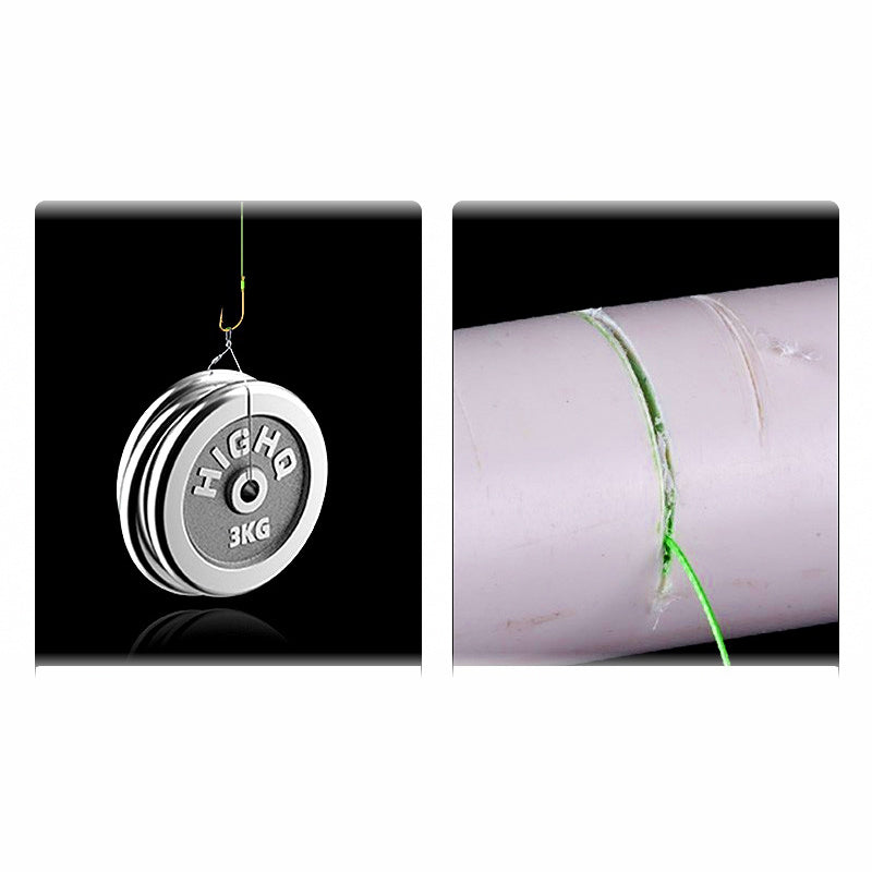 3-Hook Bait Rig with Braid Sleeve, 6 Pack