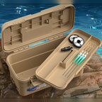 Extended Tackle Storage Box with Built-In Tool Tray