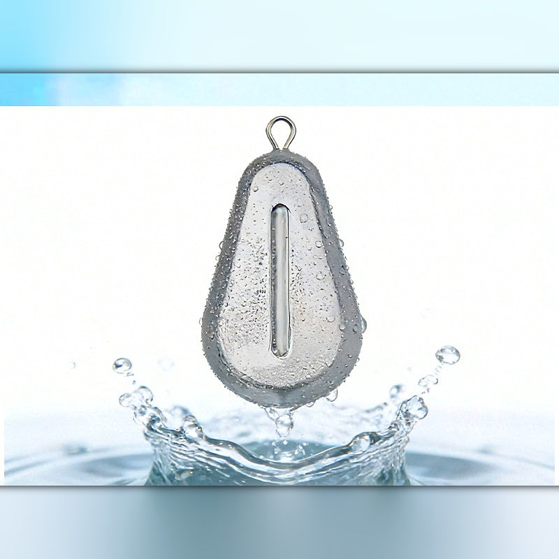Heart Shaped Lead Sinker, Hanging Ring, 0.35–10.6 oz (10–300 g)