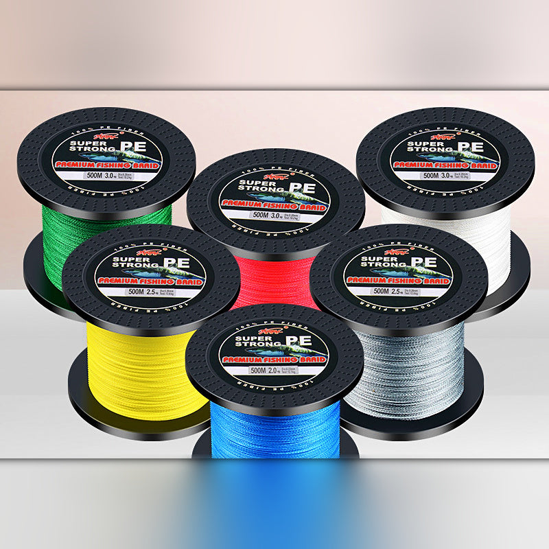 4-Strand PE Braided Fishing Line, 500 m (547 yd)