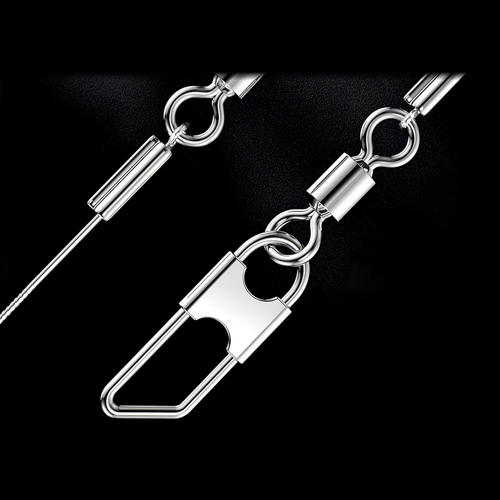 Pre-Tied 3-Hook Rig, Anti-Tangle Carbon Line, Sizes 1–7