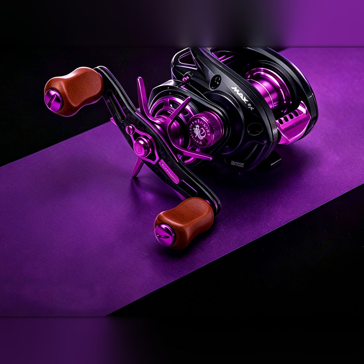 Dual Carbon Fiber Baitcasting Reel Handle, Left or Right