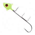 Glow Lead Head Jig Hook with Wire Leader, 15–30 g (0.5–1.1 oz)