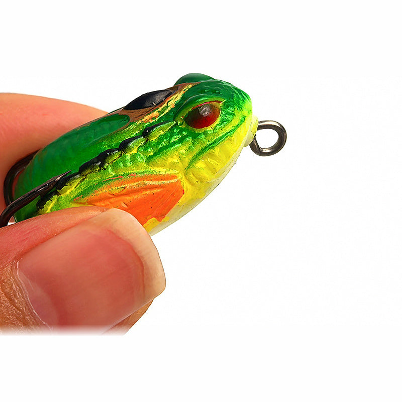 Floating Frog Lure with Double Hooks, Thai Style