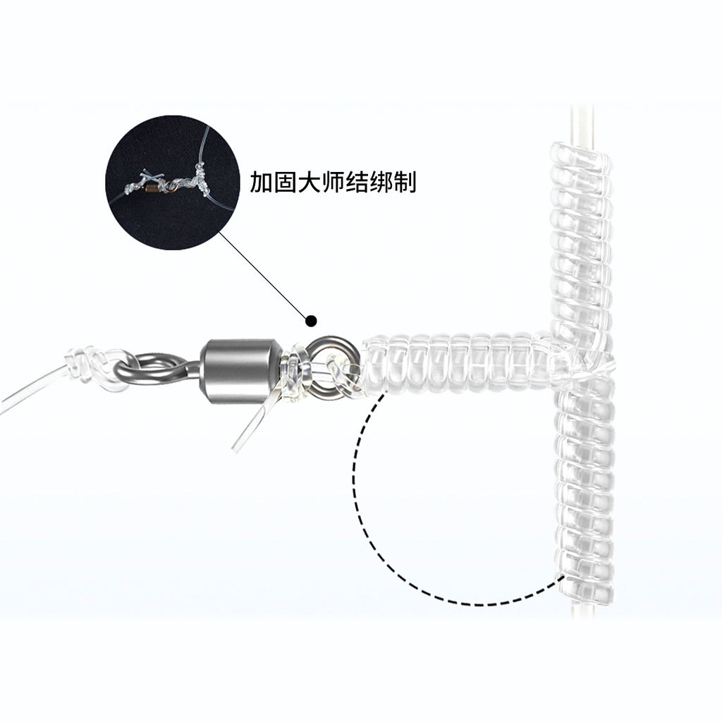 Pre-Tied Deep Sea Hook Rigs, UV Glow, Barbed, Sizes 10–16