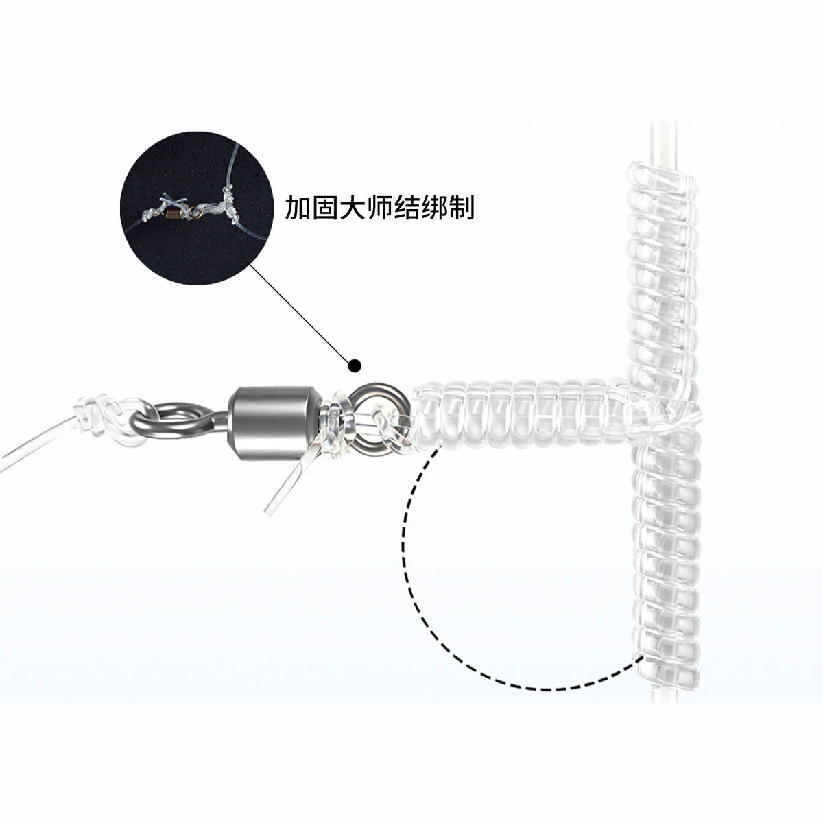 Pre-Tied Deep Sea Hook Rigs, UV Glow, Barbed, Sizes 10–16