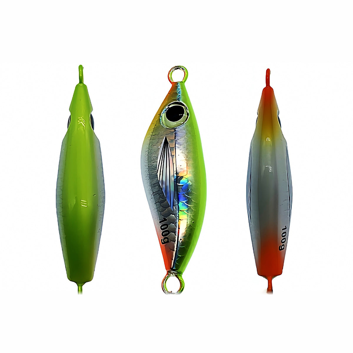 Glow Metal Jig, 40–100 g (1.4–3.5 oz), Laser Finish