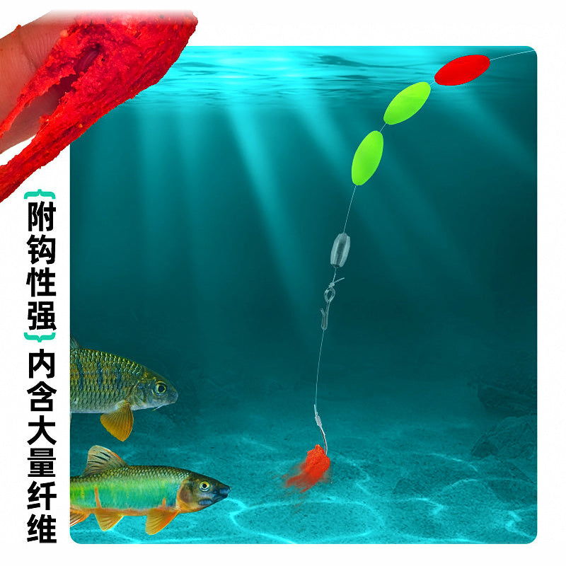 No-Wash Gluten Powder Bait for Small-Game Stream Fishing