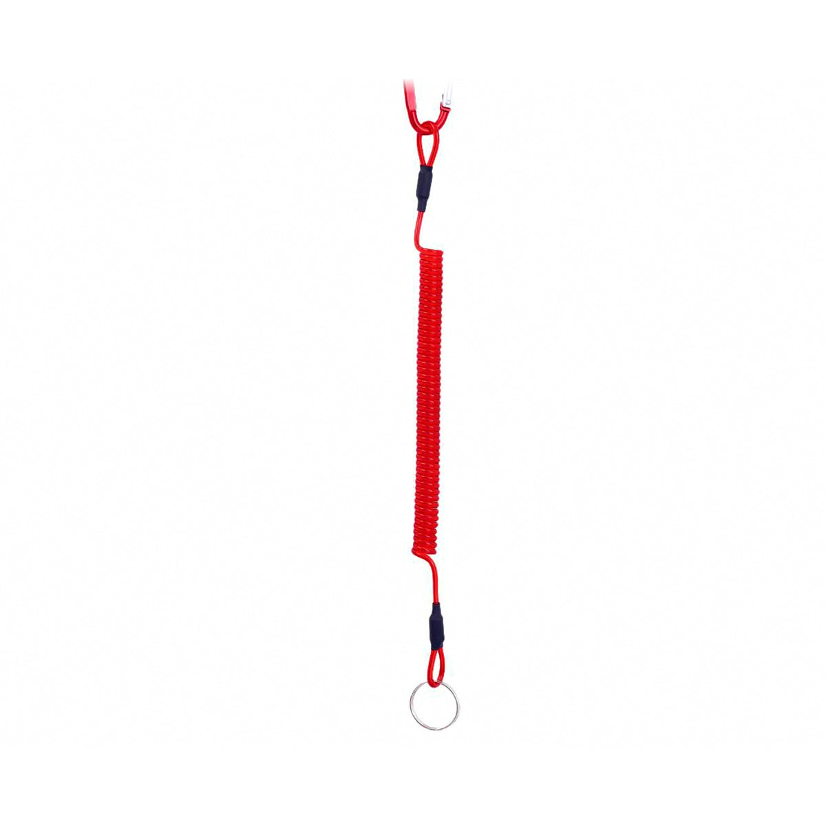 Coiled Plier Lanyard with Carabiner, 1–3 m (3.3–9.8 ft)