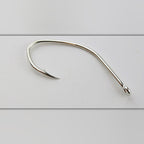 Tin-Plated Barbed Tube Hooks, 50 Pack, Sizes 16-28
