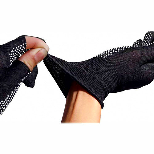 Fingerless Fishing Gloves, Dotted Grip, Sun Protection