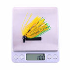10 g (0.35 oz) Jig Head Hook with Skirt, Glow Soft Bait Rig