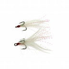 Feathered Treble Hooks, Anti-Rust, 10 Pack, Sizes 4–12