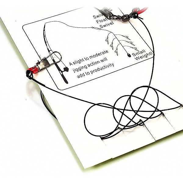 Iseni String Hook Rig, Barbed, Sizes #3–#13