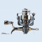 All-Metal Front Drag Spinning Reel, Double Knob, 2500-6000