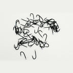 Long Shank Barbed Eel Hooks, 50 or 100 Pack