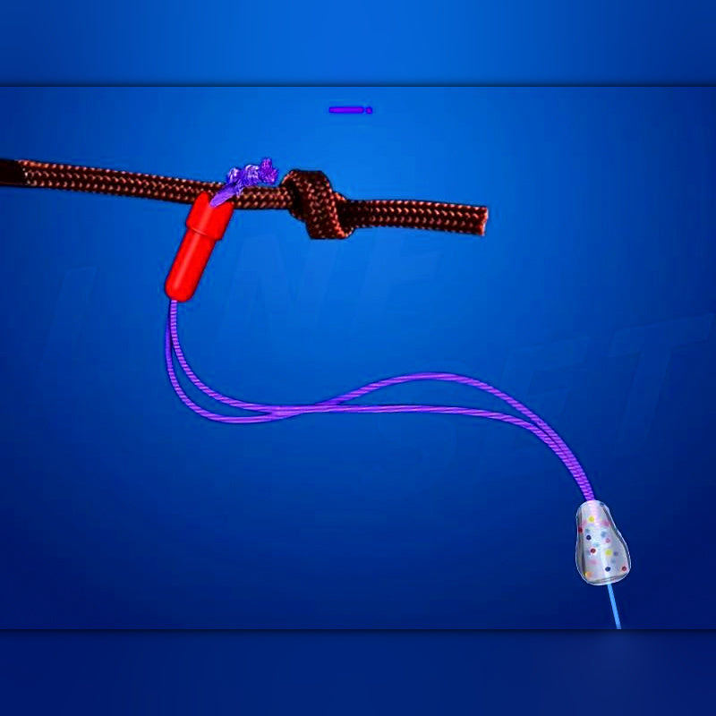 Pre-Tied Fishing Line Set, Nylon Main Line with PE Sub Line