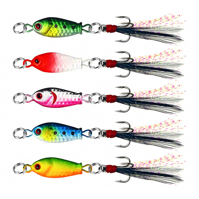 Fish Scale Micro Jig, 5 g (0.18 oz) Sinking Casting Jig