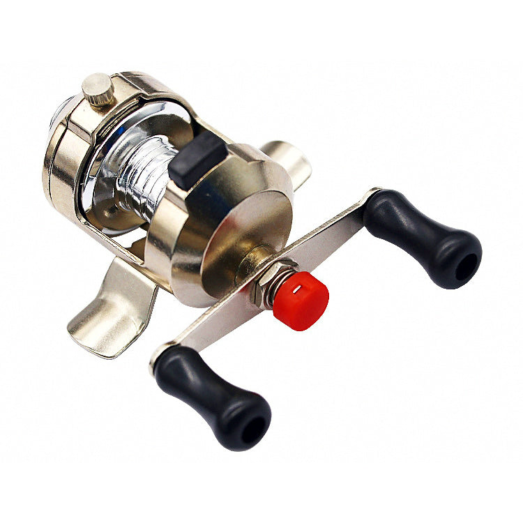 Mini Metal Drum Reel for Micro Jigging and Ice Fishing