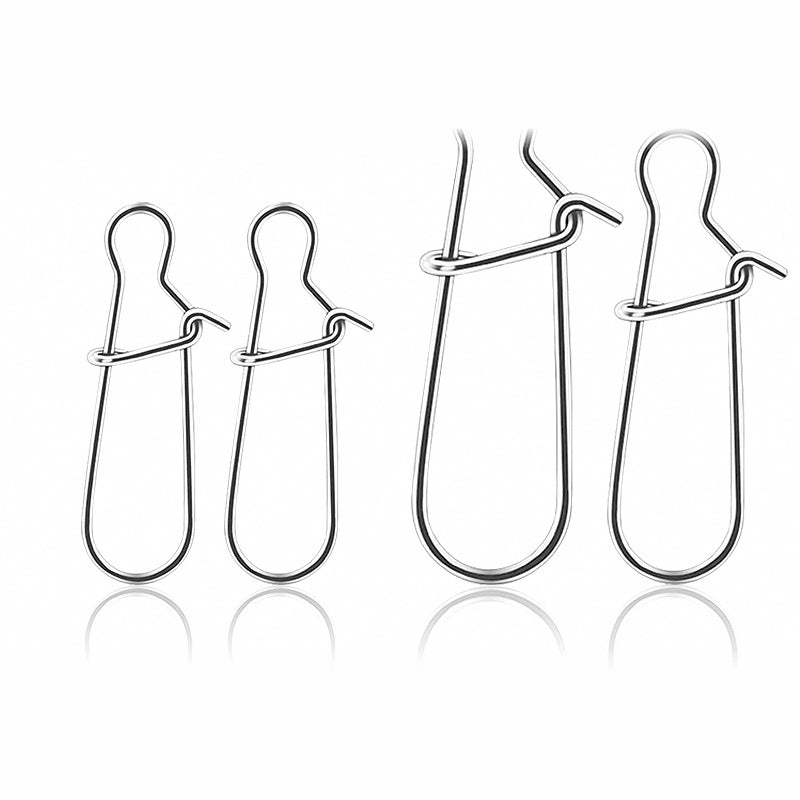 Fast Change Safety Pin Snaps, Stainless or Carbon Steel