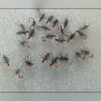 Griffith's Gnat Fly, Black & White, Sizes 8–20