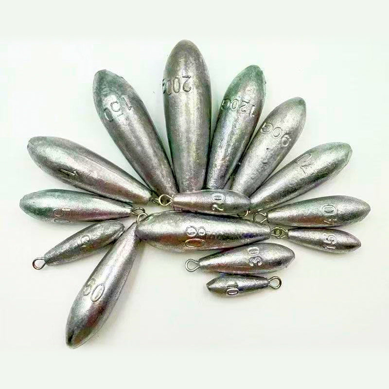 Teardrop Lead Sinker with Ring, 0.12–0.88 oz (3.5–25 g)