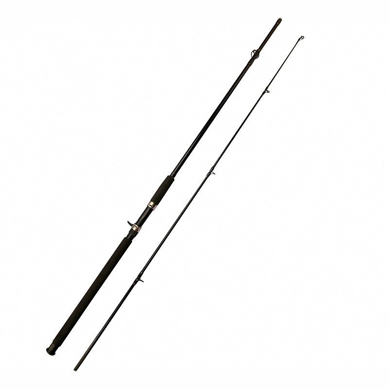 Fiberglass Boat Rod, MH Fast Action, 2-Piece, 6-10 ft