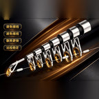 Telescopic Lure Rod, 6-Piece, 1.6–2.7 m (5.2–8.9 ft)