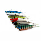 Forked Tail Lead-Head Soft Vibe Swimbait, PVC, 16 Colors