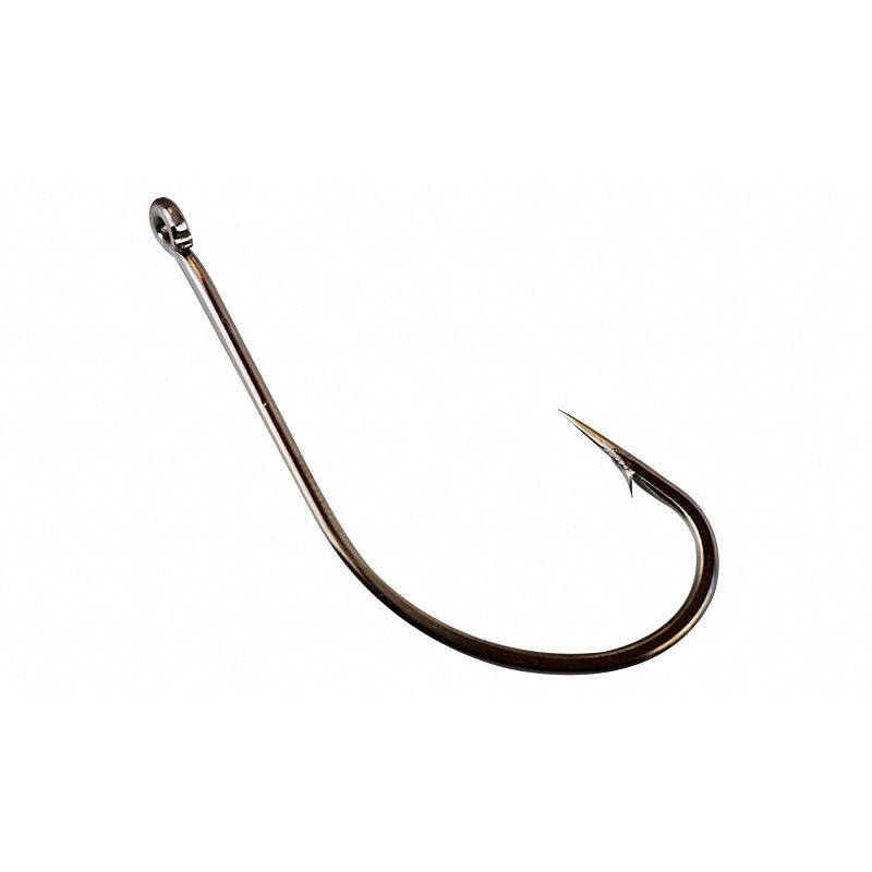 Barbed Long Shank Single Hooks, 10-Box Bulk Set, Sizes 2–34