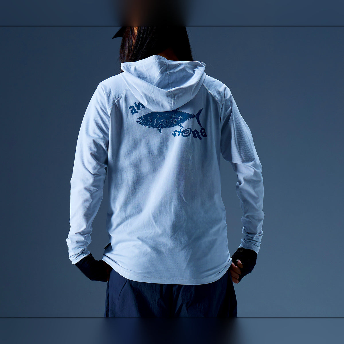 UPF 100+ Hooded Fishing Sun Shirt, Unisex, Quick-Dry