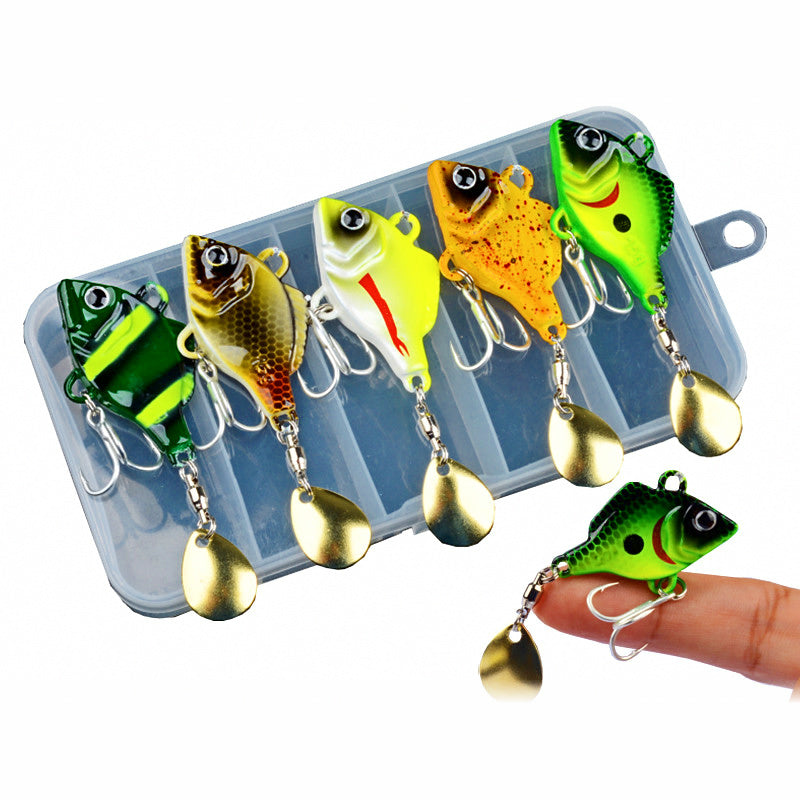 Sunfish VIB Blade Bait with Spinner Blade, 10–15 g (0.35–0.53 oz)