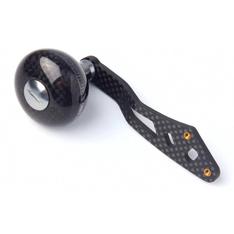 Baitcasting Reel Handle, Carbon Single Arm with Carbon Knob
