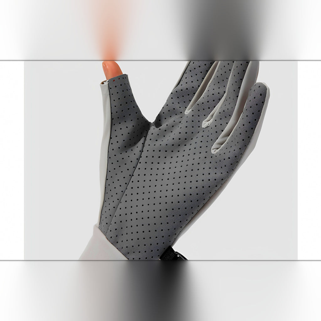 UPF 50+ Fishing Gloves, Non-Slip, Puncture-Resistant