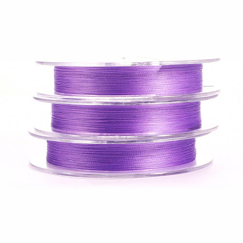 Purple PE Braided Fishing Line, 4 or 8 Strand, 100/150 m