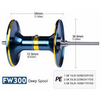 Slow Pitch Jigging Reel, Wide Body Deep Spool, Left/Right