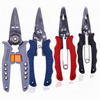 Fishing Pliers, Braid Scissors, Fish Gripper & Lanyard