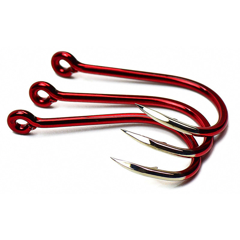 Barbed Ringed Chinu Hooks, Sizes 0.8–15, Pack