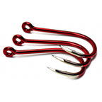 Barbed Ringed Chinu Hooks, Sizes 0.8–15, Pack