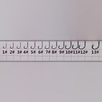 Izu Barbed Fishing Hooks, Bulk Pack, Sizes 1–13