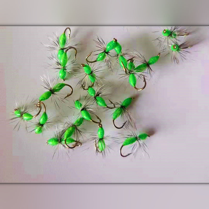 Fluorescent Green Ant Fly, Sizes 12–20, 5 or 10 Pack