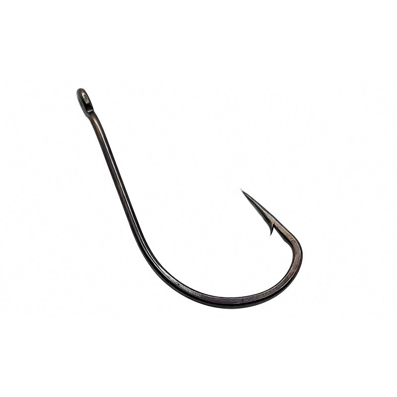 Barbed Tube-Eye Hooks, High Carbon Steel, Bulk Pack