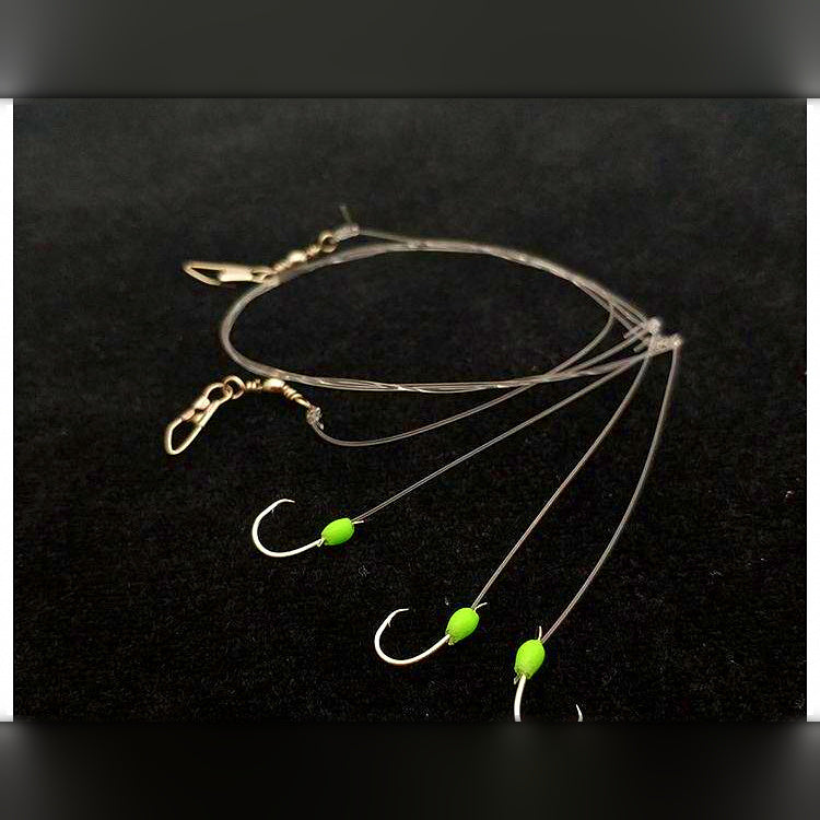 Anti-Tangle Multi-Hook Boat Fishing Rig, Sizes 2–10